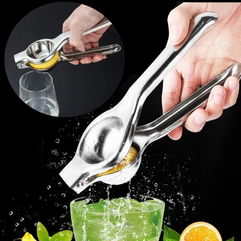 レモンスクイーザー ステンレス製 手動ジューサー キッチンア - Citrus Juicer Bar のレビューと価格