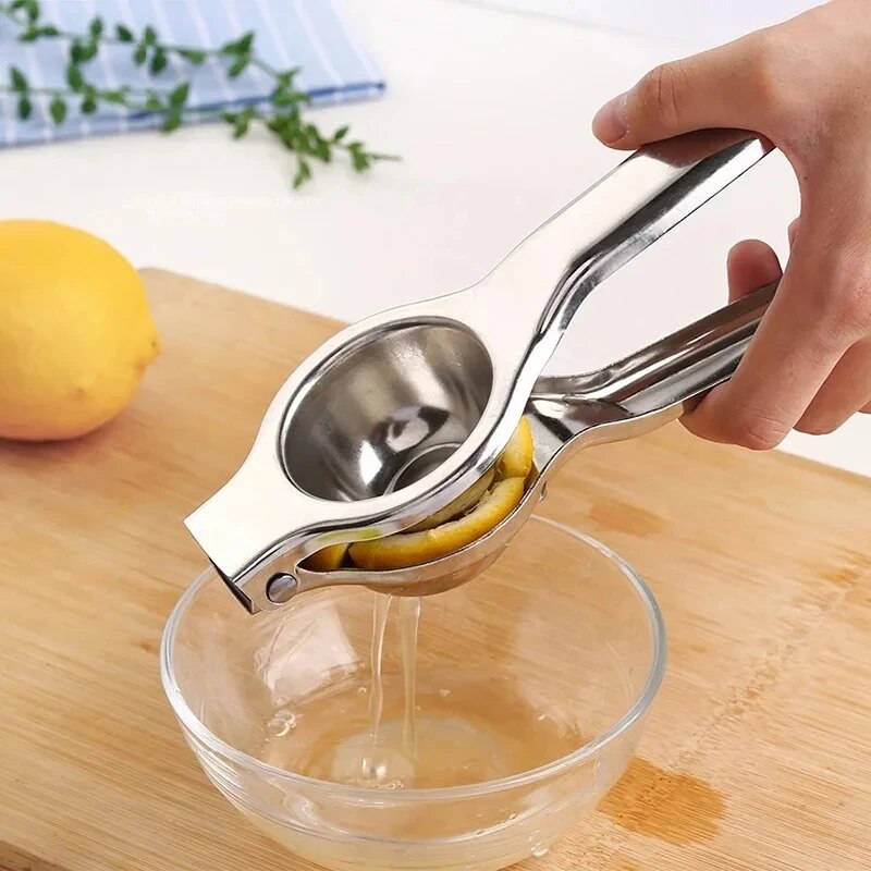 レモンスクイーザー ステンレス製 手動ジューサー キッチンア - Citrus Juicer Bar のレビューと価格
