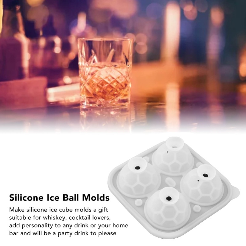 2個入りシリコン製アイスキューブ型、楽しい形の丸い球体型、ウ - Ice Mold Sphere のレビューと価格