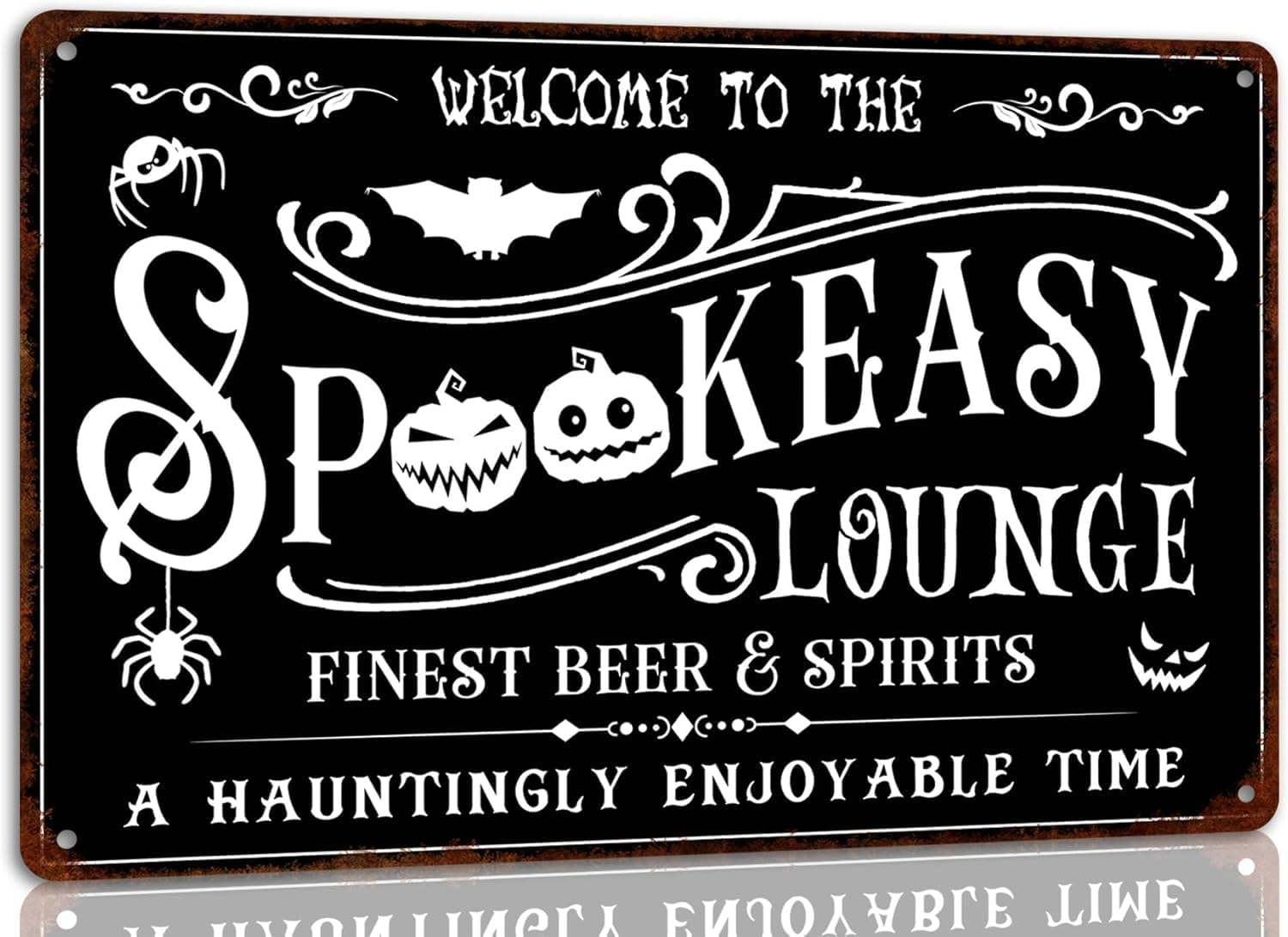 Spookeasy ホラーラウンジ メタルアルミサイン ハロ - Home Bar Lounge のレビューと価格